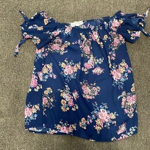 Flower Print Top